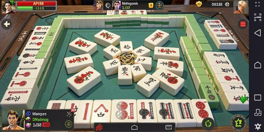 Tampilan gameplay seru dan interaktif Mahjong di API88.