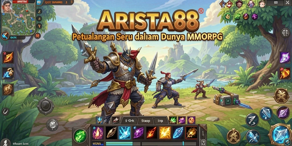 Tampilan menarik dari gameplay ARISTA88 yang memukau.
