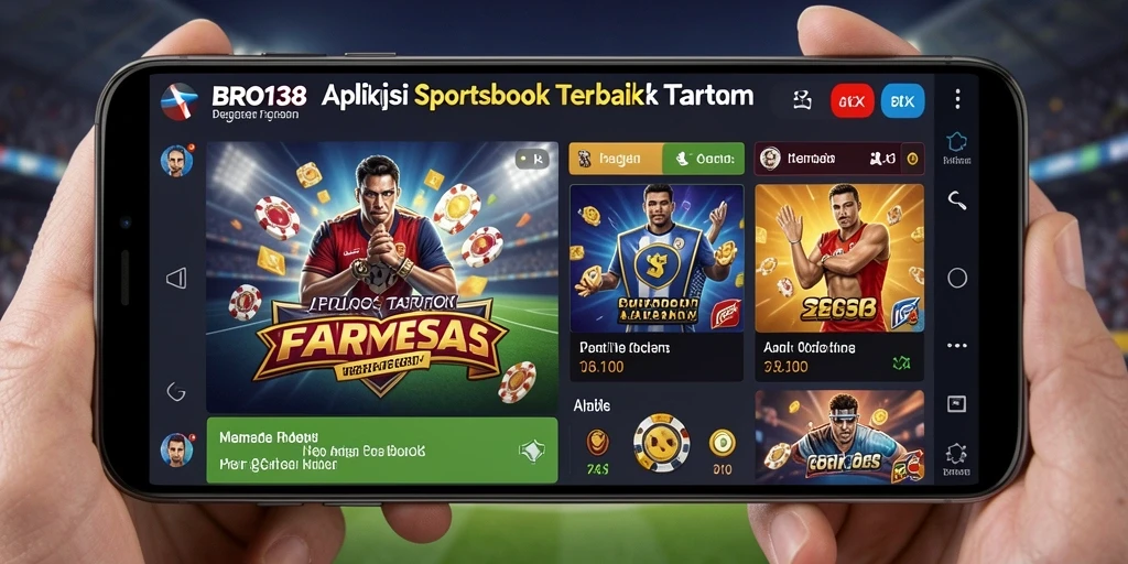 Screenshot menunjukkan tampilan antarmuka taruhan sportsbook yang intuitif.