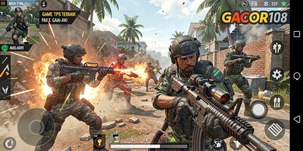 Tampilan seru dari gameplay GACOR108 yang menegangkan.