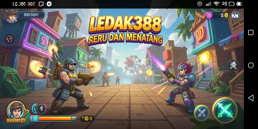 Tampilan gameplay seru dari LEDAK388 yang penuh tantangan.