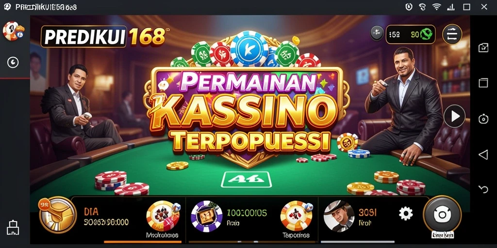 Tangkapan layar gameplay PREDIKSI168 menunjukkan pengalaman Kasino yang mendebarkan.