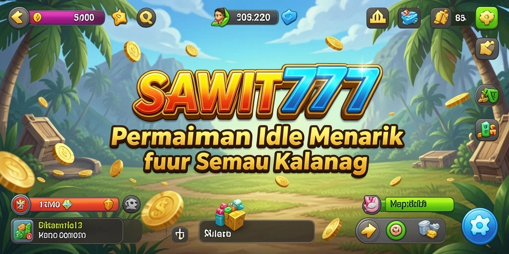 Tampilan gameplay SAWIT777 menunjukkan keindahan perkebunan sawit yang berkembang.