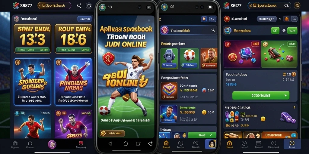 Tampilan screenshot SR877 yang menunjukkan fitur taruhan olahraga secara langsung.