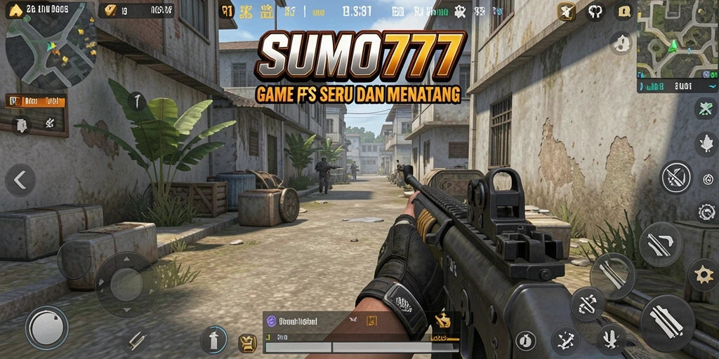 Gameplay intens SUMO777 dengan aksi menembak yang menantang.