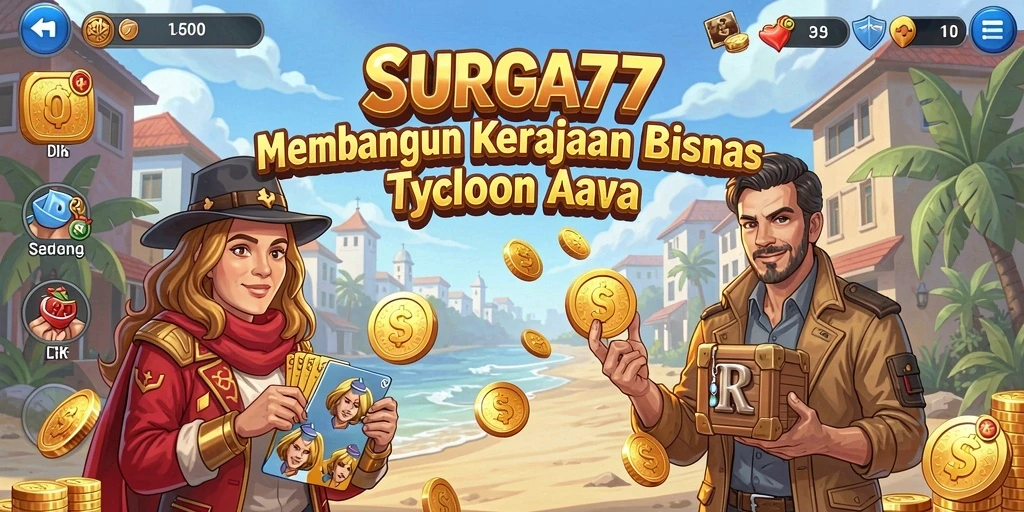 Screenshot menampilkan gameplay seru dalam SURGA77.